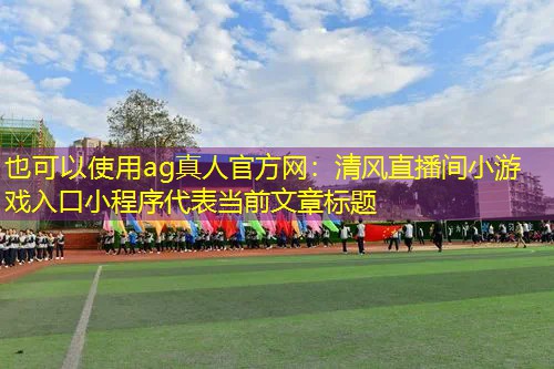 ag真人官方网：清风直播间小游戏入口小程序