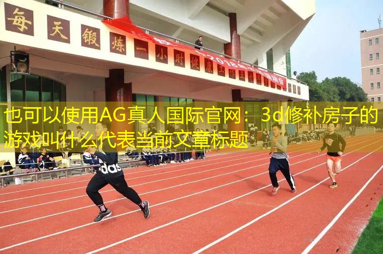3d修补房子的游戏叫什么